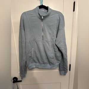 better together quarter zip sweatshirt blue size XL EUC